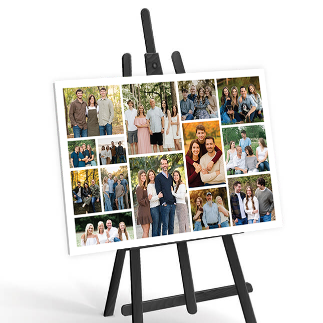 Show details for 14 Photo Collage Poster