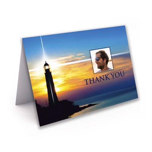 Show details for Lighthouse Thank You Card 