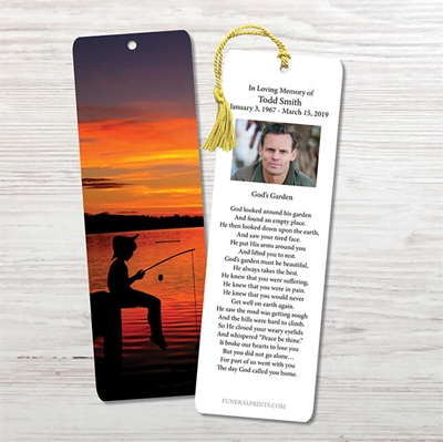 Show details for Fishing Silhouette Bookmark