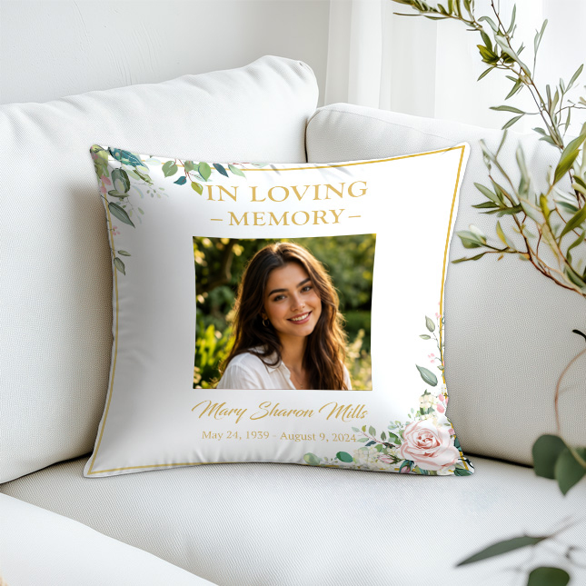 Show details for Floral Pillow