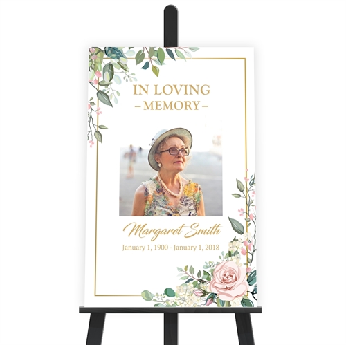Picture of Floral Funeral Poster