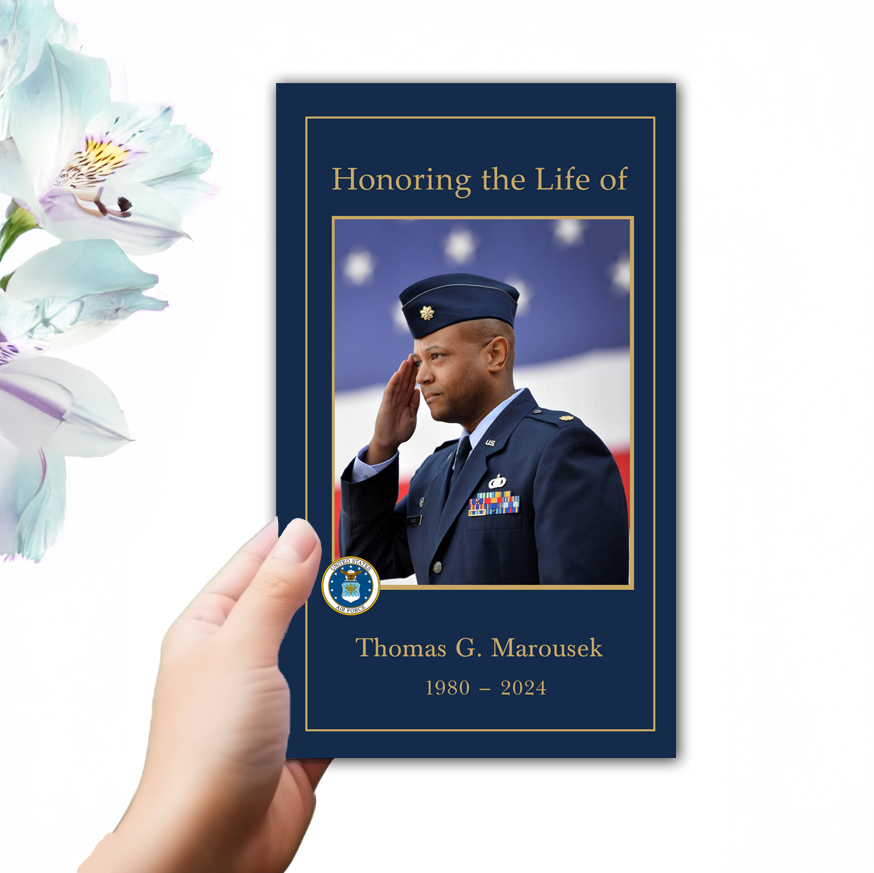 Show details for US Air Force Trifold Program