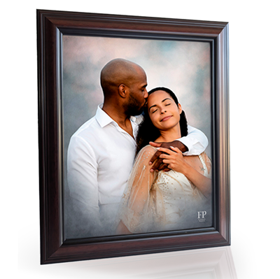Show details for Framed Memorial Portrait - Pearl Studio Background