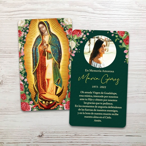 Picture of Guadalupe Rose Memorial Card